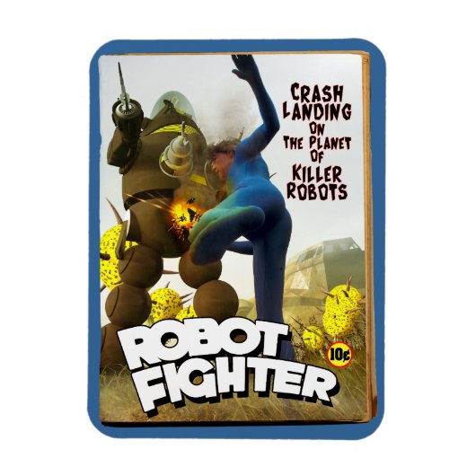 Magnet Flexible Robot Fighter Fake Pulp Cover 2 (Vertical)