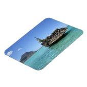 Magnet Flexible Roche cristalline composée de corail (Côté Gauche)