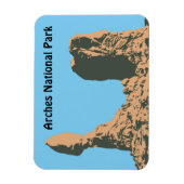Magnet Flexible Roche équilibrée en Arches National Park- Utah, US (Vertical)
