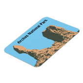 Magnet Flexible Roche équilibrée en Arches National Park- Utah, US (Côté Gauche)