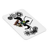 Magnet Flexible Rocher autour de snowman (Côté Droit)