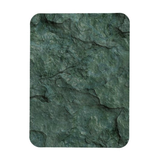 Magnet Flexible Rocher vert ciselé gris (Vertical)