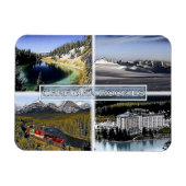 Magnet Flexible Rocheuses canadiennes - Canada - Mosaïque - (Horizontal)