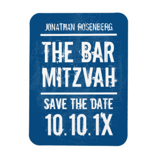 Magnet Flexible Rock Band Bar Mitzvah Enregistrer l'aimant de date