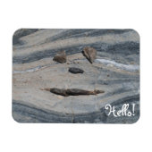 Magnet Flexible Rock Face Dit Bonjour ! (Horizontal)