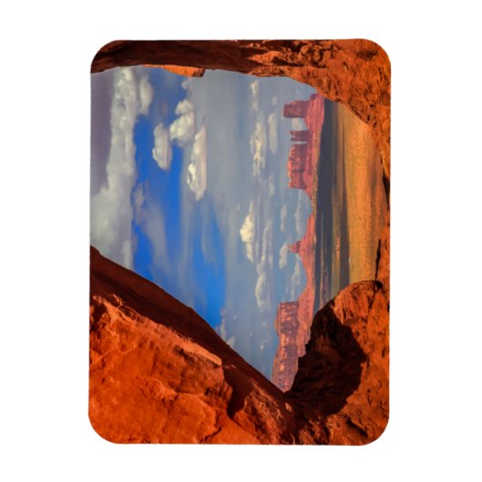 Magnet Flexible Rock window to Monument Valley (Vertical)