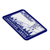 Magnet Flexible Rocket Mail américain 1935 (Côté Droit)