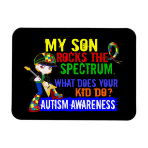Magnet Flexible Rocks Spectrum Autism Son