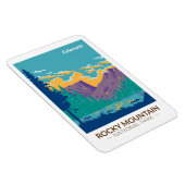 Magnet Flexible Rocky Mountain National Park Teton Range Travel (Côté Droit)