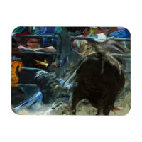 Rodeo Bull Ride Mettre fin à l'impressionnisme Abs