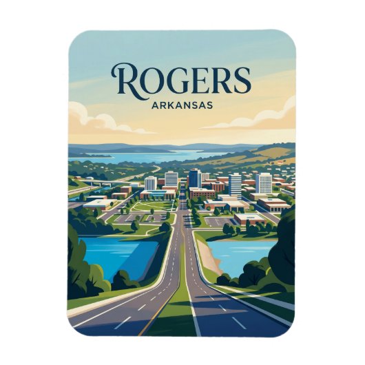 Magnet Flexible Rogers États-Unis (Vertical)