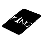 Magnet Flexible roi avec pièce d'échecs king (Côté Gauche)