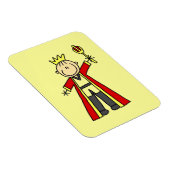 Magnet Flexible Roi Stick Figure (Côté Droit)