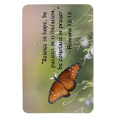 Magnet Flexible Romains 12:12 papillon (Vertical)