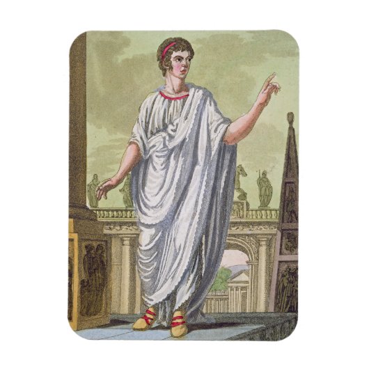 Magnet Flexible Roman Citizen Claiming Employment (Vertical)