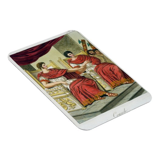 Magnet Flexible Roman Consuls, from 'L'Antica Roma', 1825 (colour (Côté Droit)
