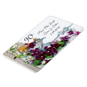 Magnet Flexible ROMANTİCA 4 MONOGRAM, Enregistrer la date, vert, b (Côté Gauche)