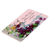 Magnet Flexible ROMANTİCA 4 MONOGRAM, Enregistrer la date, vert, r (Côté Gauche)