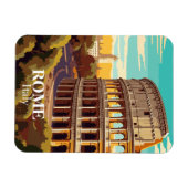 Magnet Flexible Rome Colosseum Italy Travel Illustration (Horizontal)