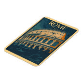 Magnet Flexible Rome Italie Colisée Vintage (Côté Gauche)