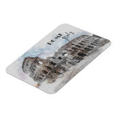 Magnet Flexible Rome Italie Colisée Voyage Art Vintage (Côté Gauche)