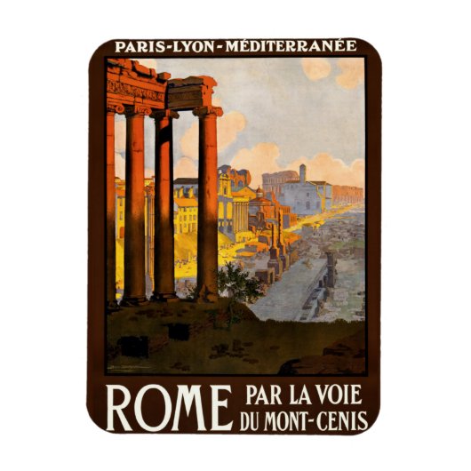 Magnet Flexible Rome vintage - Voyage en Italie (Vertical)