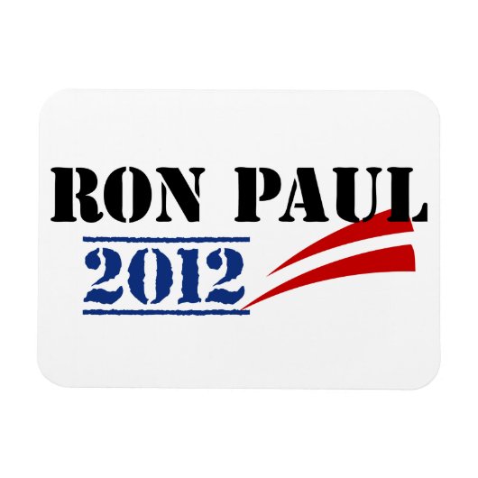 Magnet Flexible Ron Paul 2012 (Horizontal)