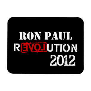Magnet Flexible Ron Paul Révolution 2012
