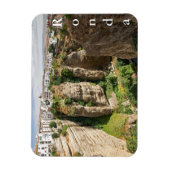 Magnet Flexible Ronda. Canyon. Ville. Les gens. (Vertical)