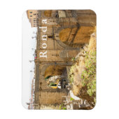 Magnet Flexible Ronda. Vue sur le pont de Puente Nuevo. (Vertical)