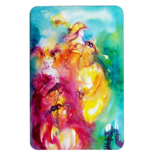 Magnet Flexible RONDO EN LAGON / Bal mascarade vénitienne (Vertical)