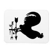 Magnet Flexible Rooster de Weathervane (Horizontal)
