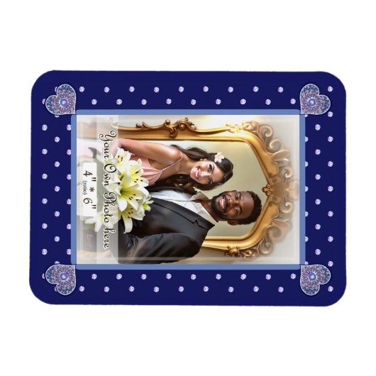 Magnet Flexible Rosace bleue (Horizontal)