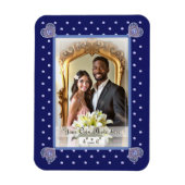 Magnet Flexible Rosace bleue (Vertical)