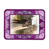 Magnet Flexible rosace rouge cardinale (Horizontal)
