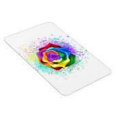 Magnet Flexible Rose arc-en-ciel colorée (Côté Droit)