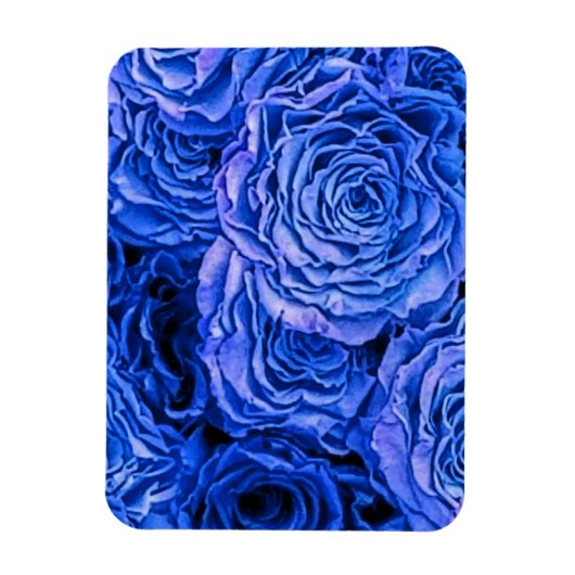 Magnet Flexible Rose bleu (Vertical)