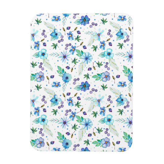 Magnet Flexible Rose bleue (Vertical)