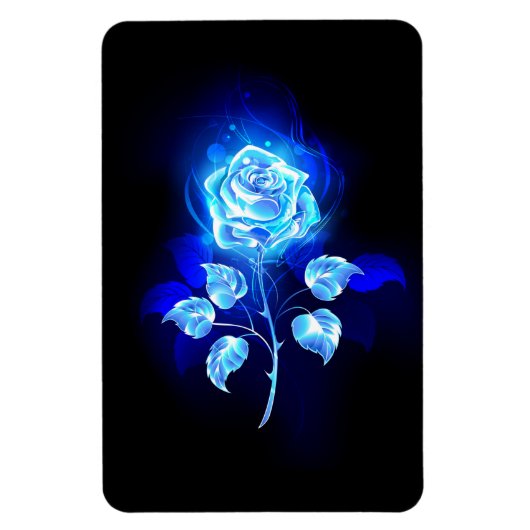 Magnet Flexible Rose bleue brûlante (Vertical)