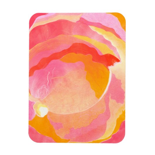 Magnet Flexible Rose de chou III (Vertical)