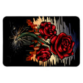 Magnet Flexible Rose émergent (Horizontal)