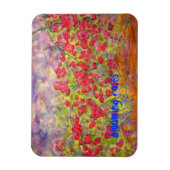 Magnet Flexible rose florissant (Vertical)