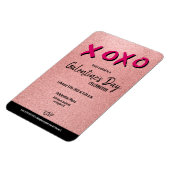 Magnet Flexible Rose Gold Parties scintillant Valentine de Galenti (Côté Gauche)