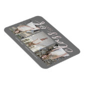 Magnet Flexible Rose Gold Whimsical Script Photo Graduation (Côté Droit)
