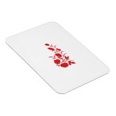 Magnet Flexible Rose Madder, design floral Thunderbird (Côté Droit)