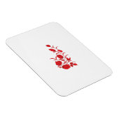 Magnet Flexible Rose Madder, design floral Thunderbird (Côté Droit)