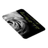 Magnet Flexible Rose noire et blanche (Côté Droit)