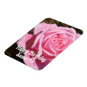 Magnet Flexible Rose rose Rose Fleurs florales Anniversaire (Côté Gauche)