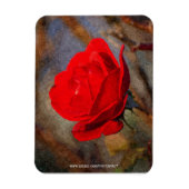 Magnet Flexible Rose rouge (Vertical)