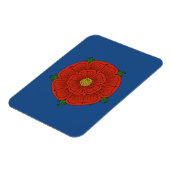 Magnet Flexible Rose rouge de Lancaster (Côté Gauche)